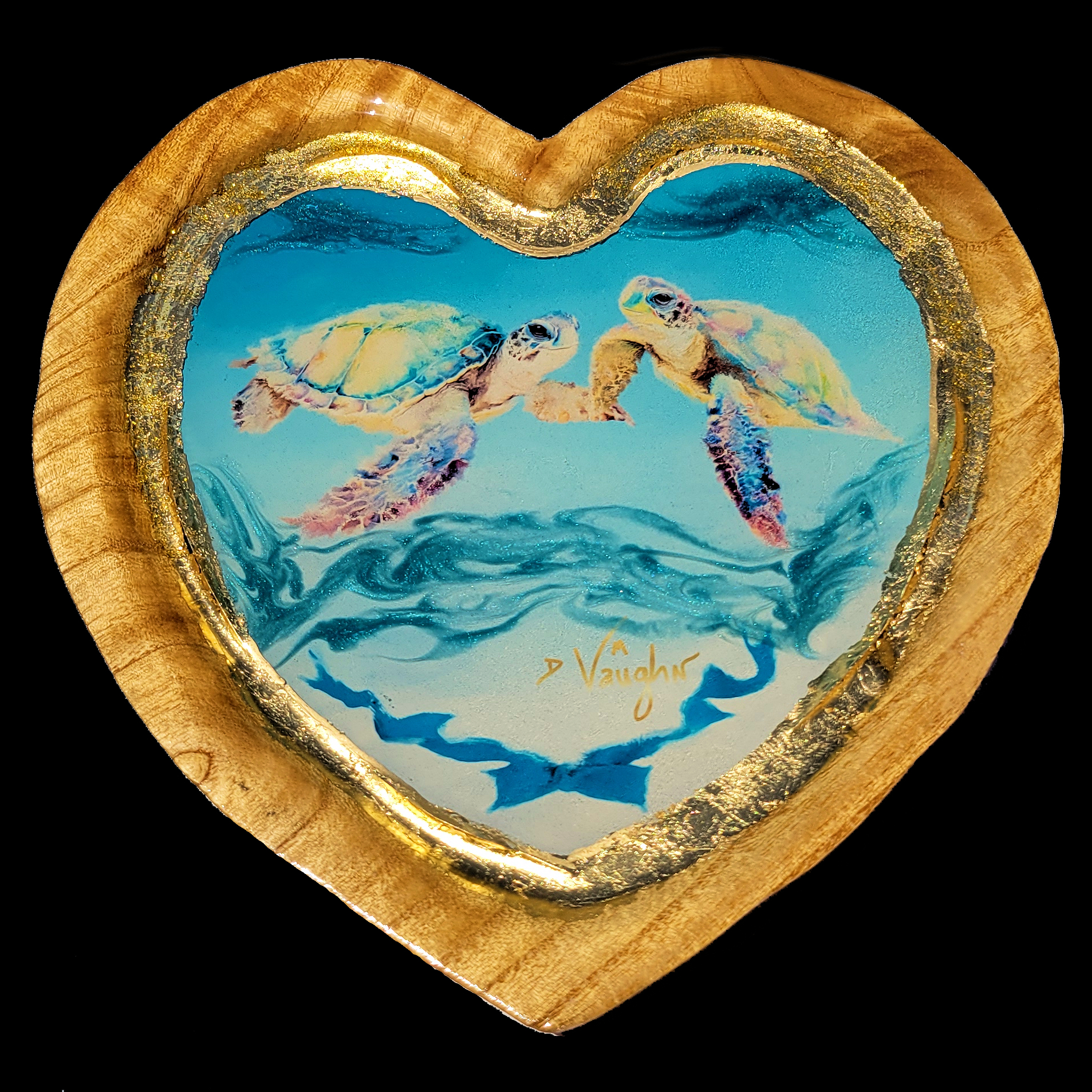 Turtles Heart Art